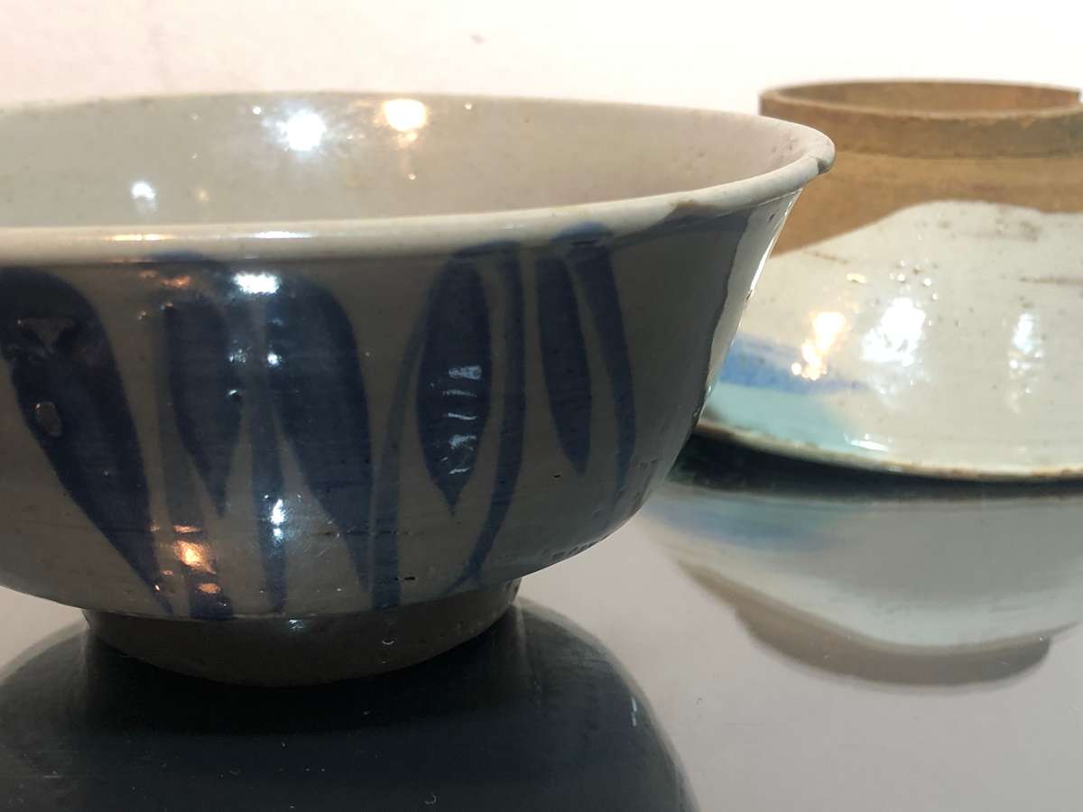 A Set of Four Chinese Vintage Stoneware Bowls