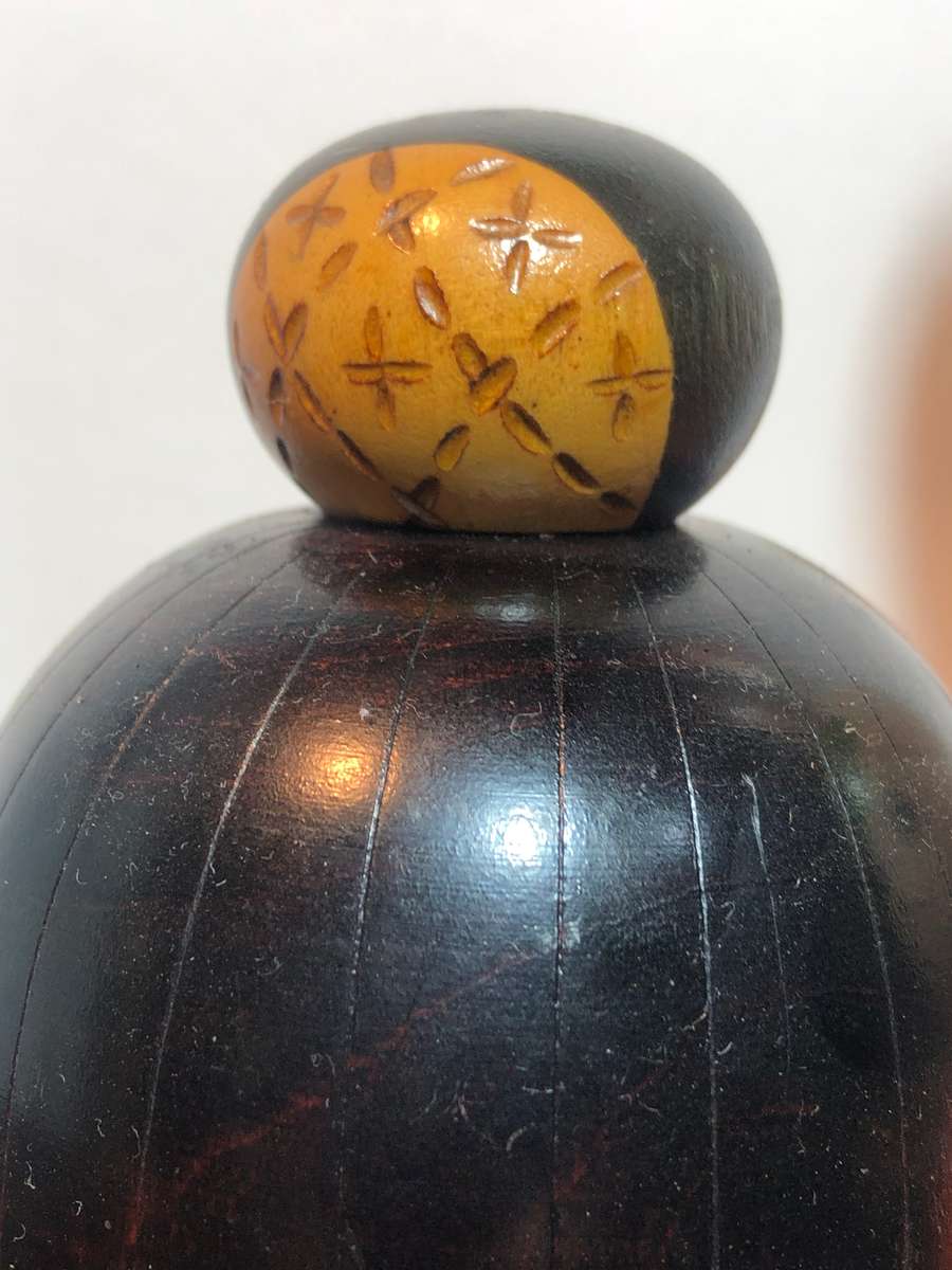 Three Japanese Kokeshi Dolls