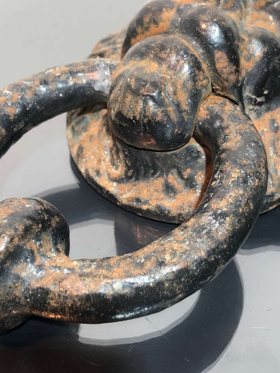 Architectural Salvage! Antique Georgian Style Solid Bronze Door Knocker