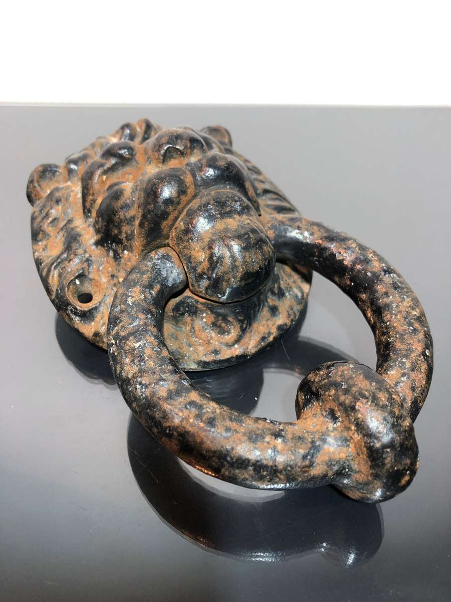 Architectural Salvage! Antique Georgian Style Solid Bronze Door Knocker