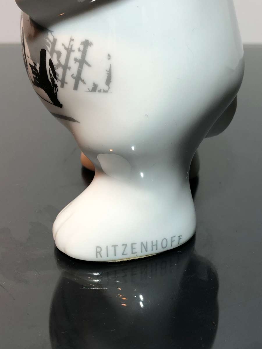 A Rare Limited Edition Ritzenhoff Porcelain Bear for Mercedes Benz