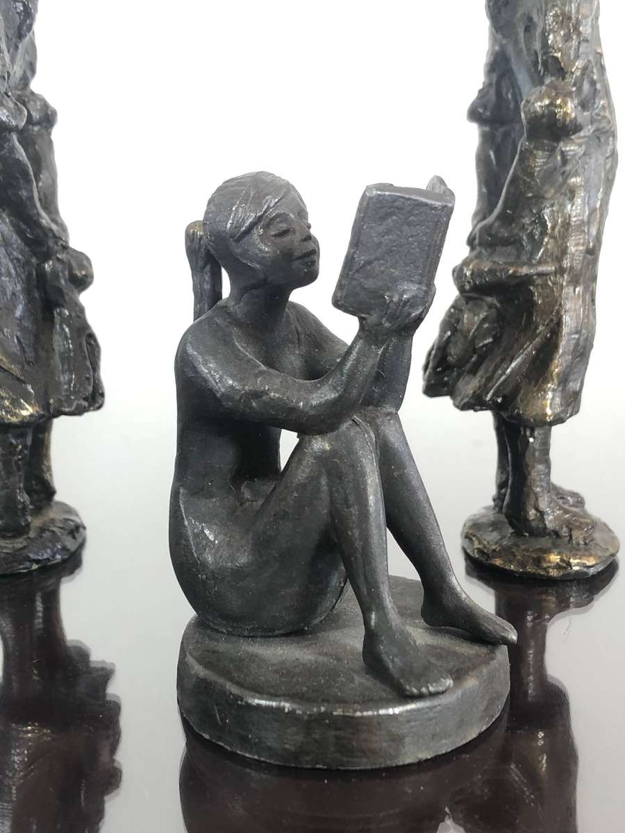 Three Miniature Bronze Sculptures from Dutch Artist Cory Ammerlaan