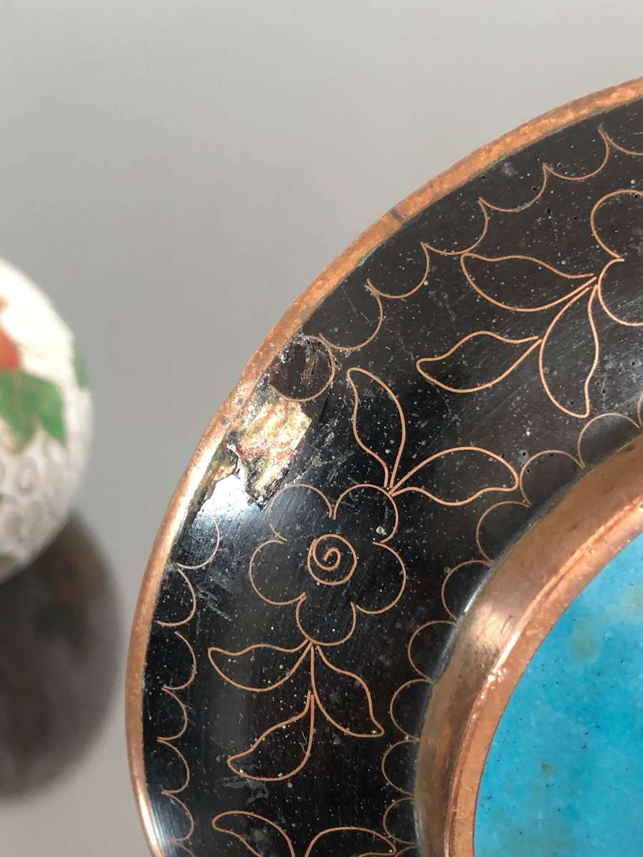 Various Chinese Cloisonné Items