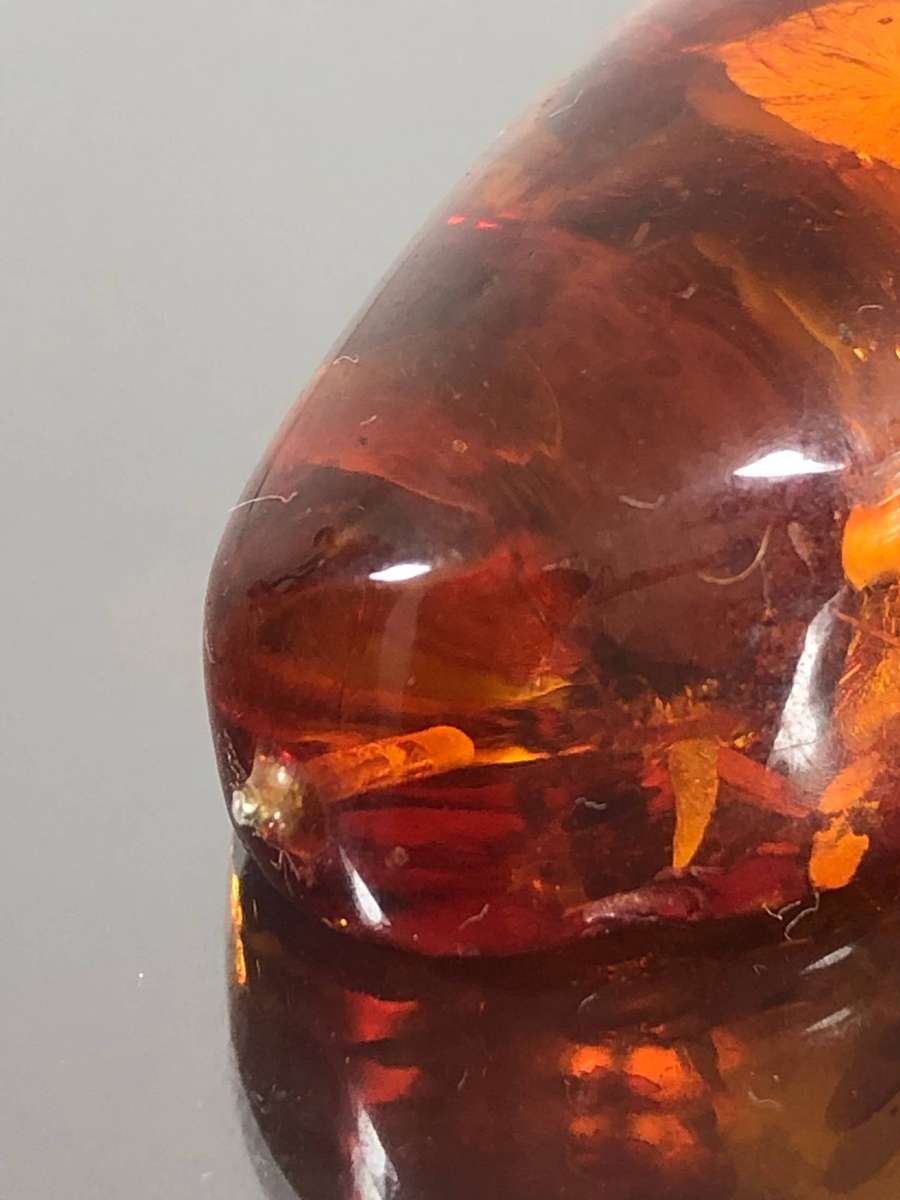 A Rare Antique Baltic Amber Pendant. ***Please Read Description ***