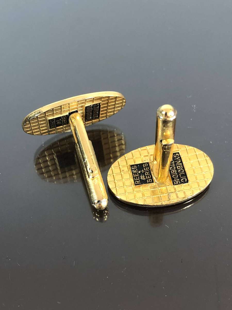 A Pair of Rare Railwayana South African Cufflinks