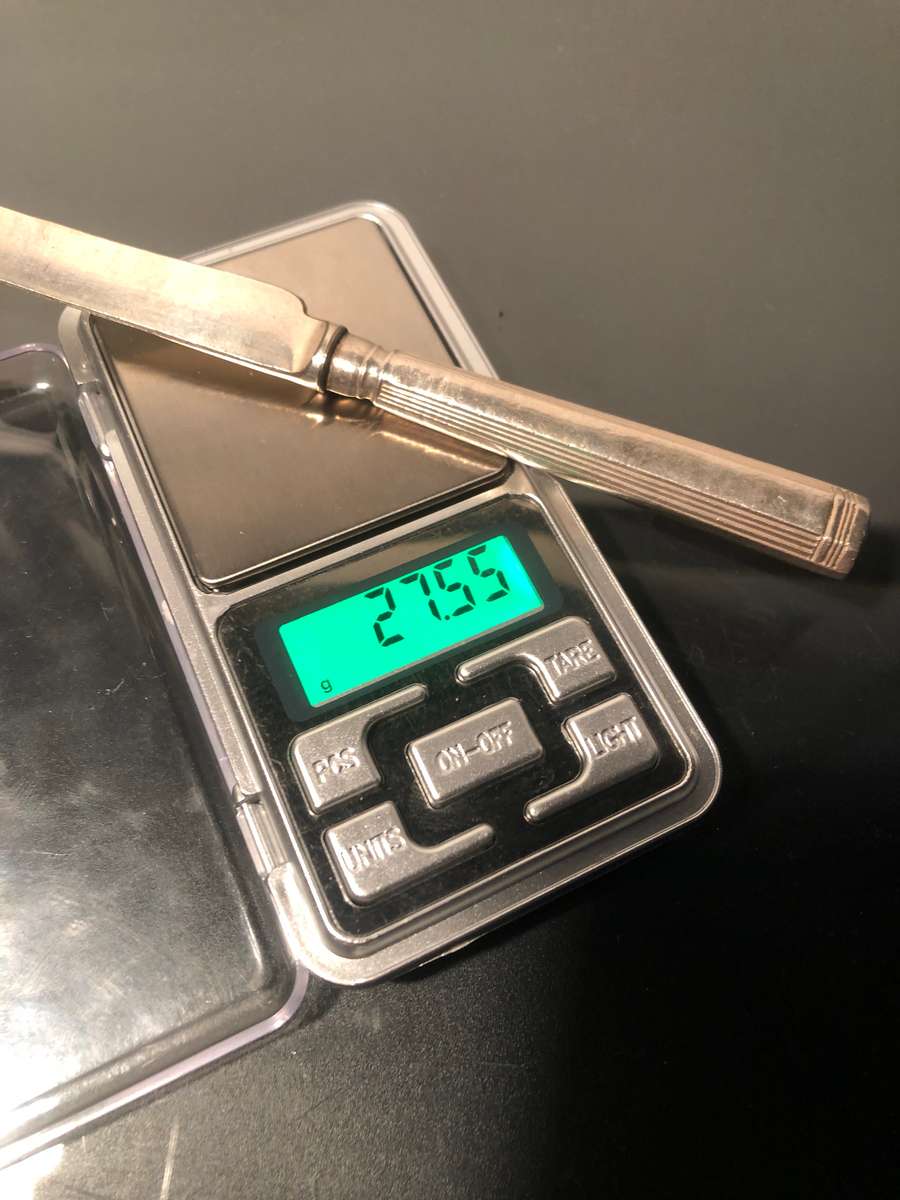 Sterling Silver Cake Knives marked Thomas Bradbury and Sons TB & S