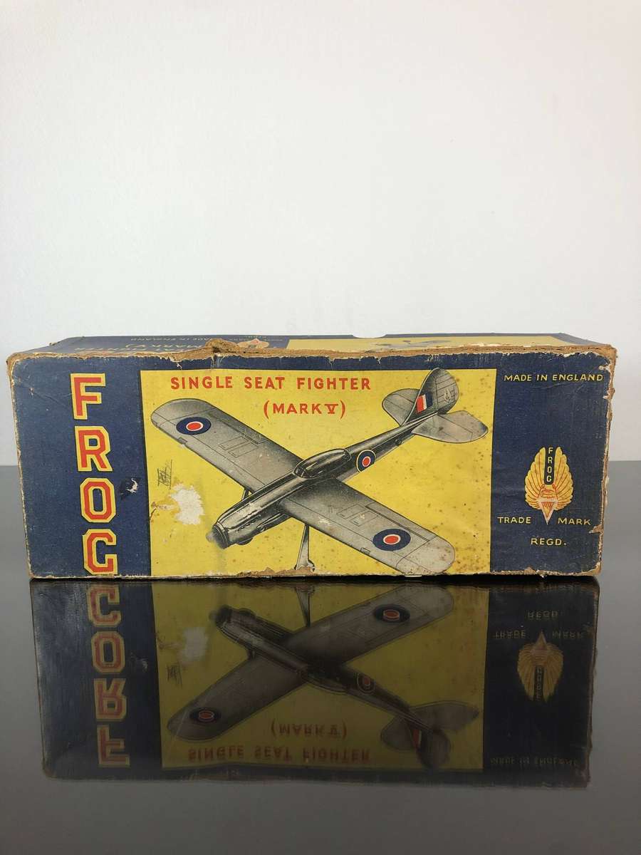Vintage 1950s FROG Mark V Airplane Toy in Original Box