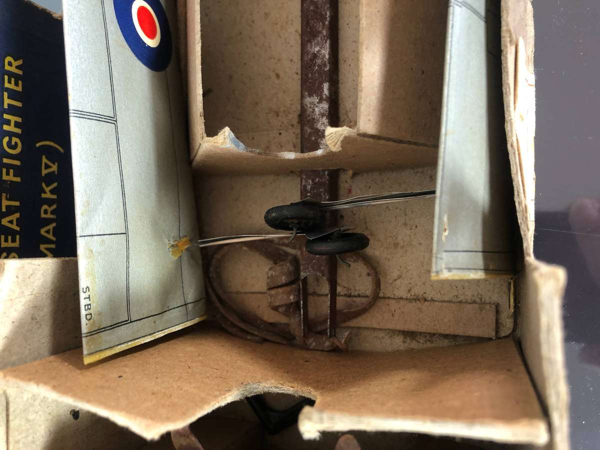 Vintage 1950s FROG Mark V Airplane Toy in Original Box