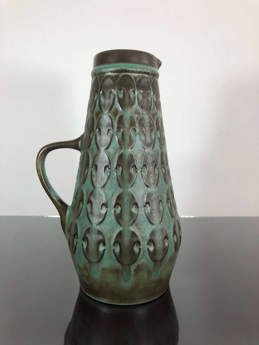 Vintage MCM West German Minerva Jug for Ceramano