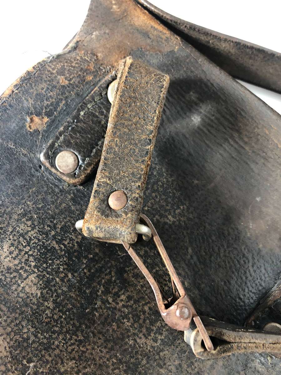WW2 German Officers Leather Map Sling Bag