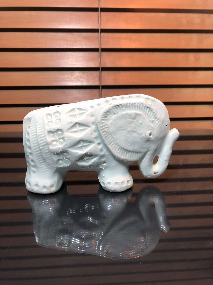 MCM Collectable Botossi White Elephant by Aldo Londi