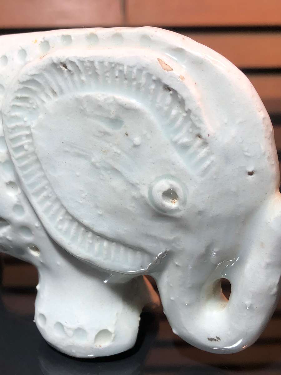 MCM Collectable Botossi White Elephant by Aldo Londi