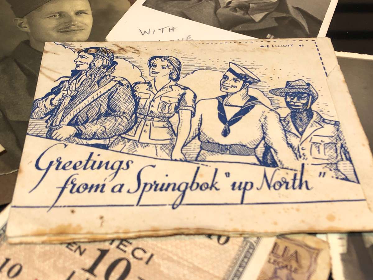 Momento WW2 Soldier South African Army North Africa Campaign 1943