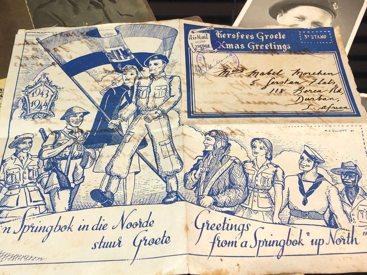 Momento WW2 Soldier South African Army North Africa Campaign 1943