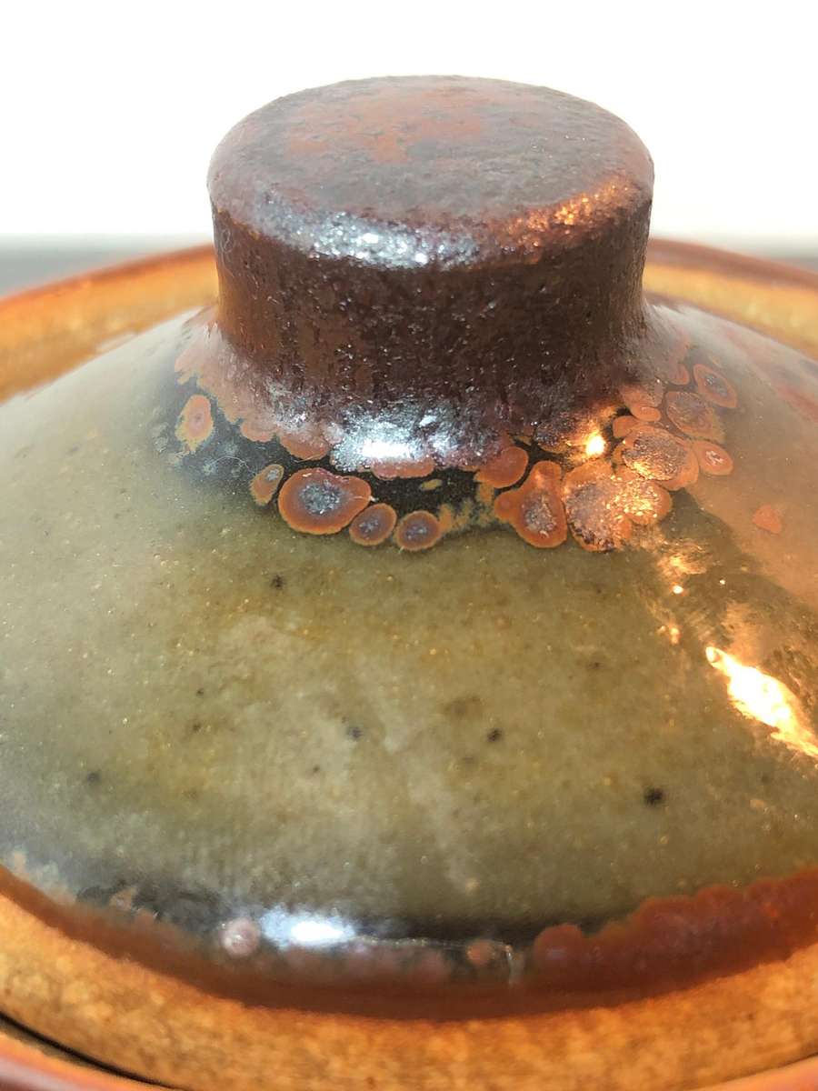 South African Potter Ian Glenny Stoneware Vessel with Lid (1952-2023)