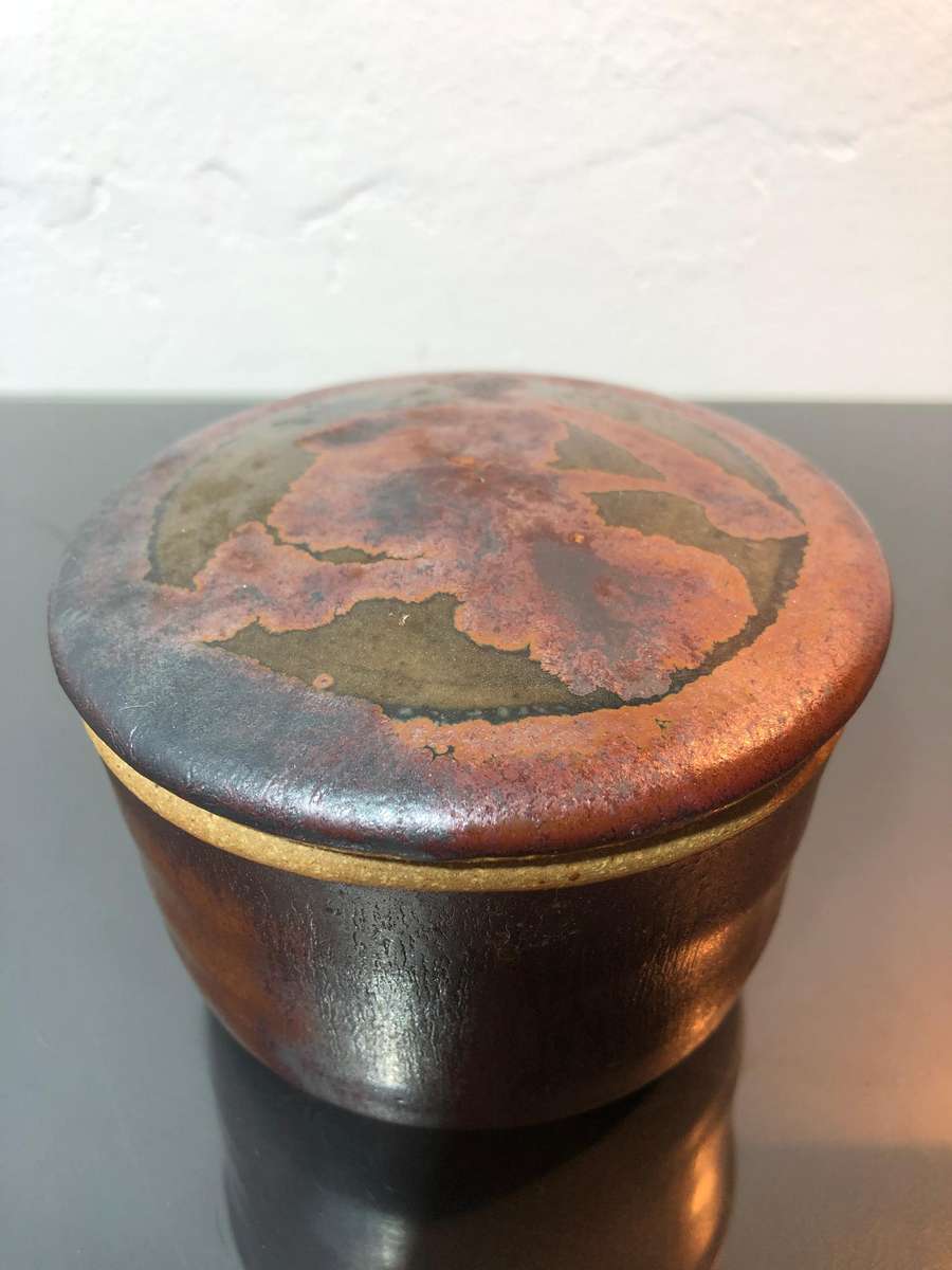 South African Studio Potter Ian Glenny Stoneware Vessel with Lid (1952-2023)