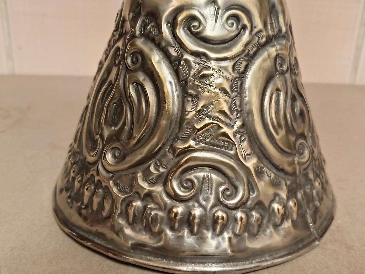 VINTAGE MOROCCAN BRASS TAGINE COVER