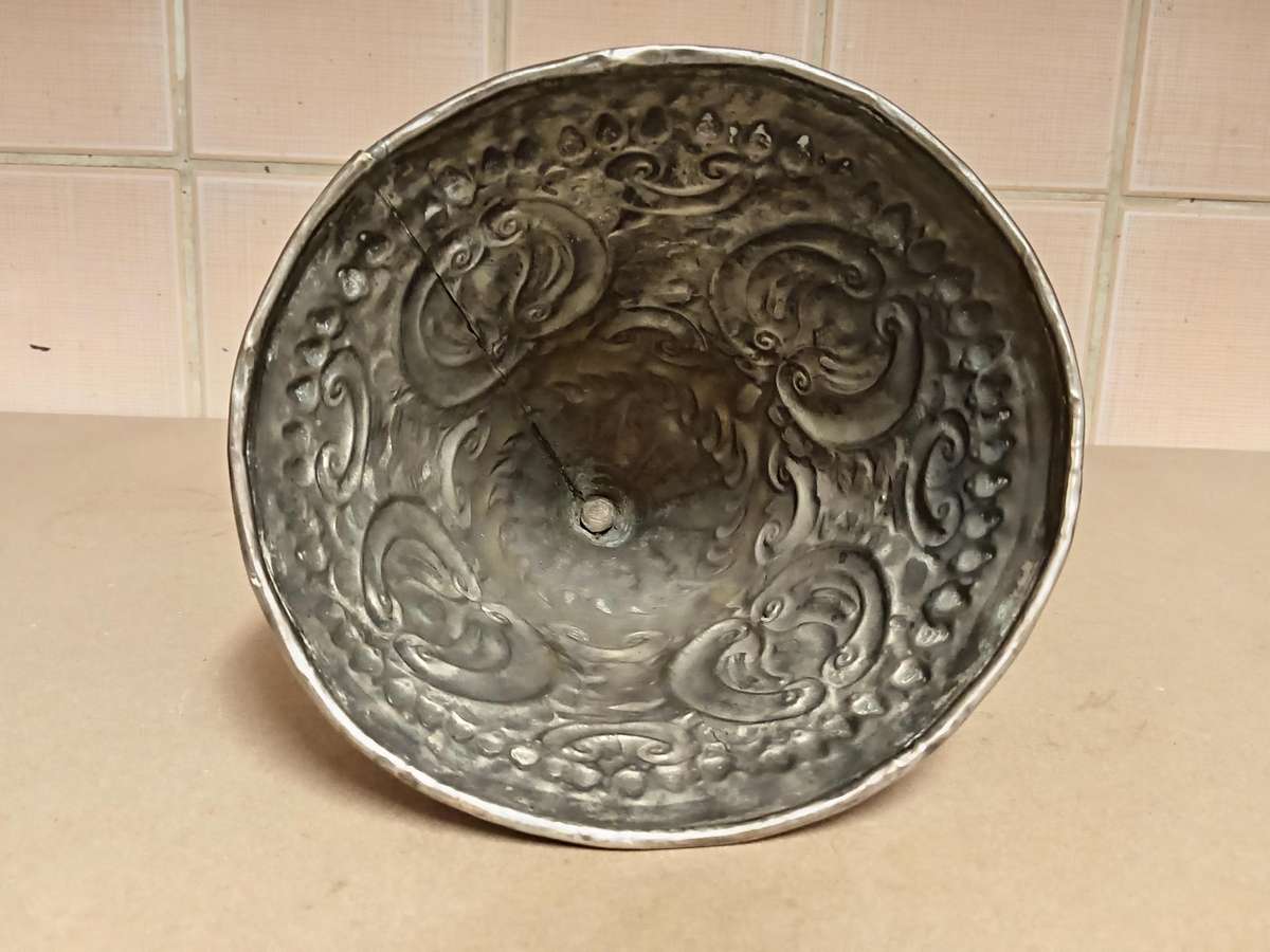 VINTAGE MOROCCAN BRASS TAGINE COVER