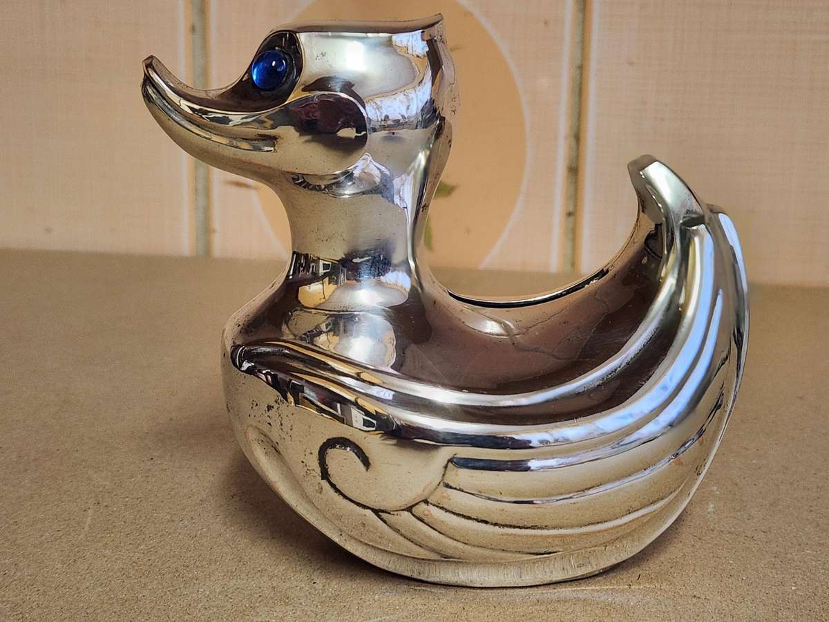 Vintage Fallstaff Silver Plated Coin Bank