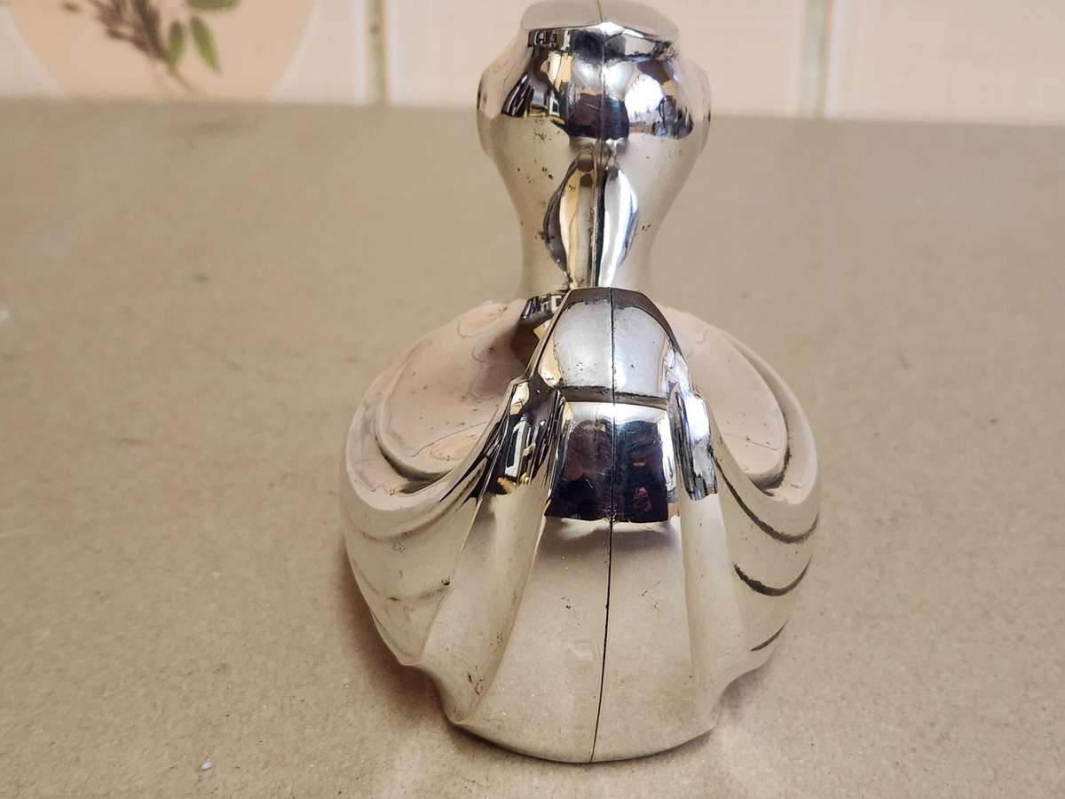 Vintage Fallstaff Silver Plated Coin Bank