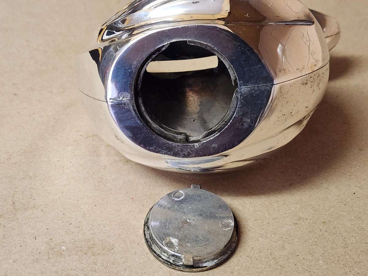 Vintage Fallstaff Silver Plated Coin Bank