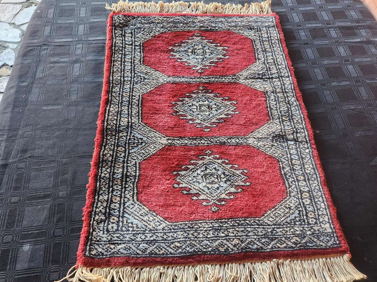 Pure Wool Hand Knotted Persian Prayer Carpet
