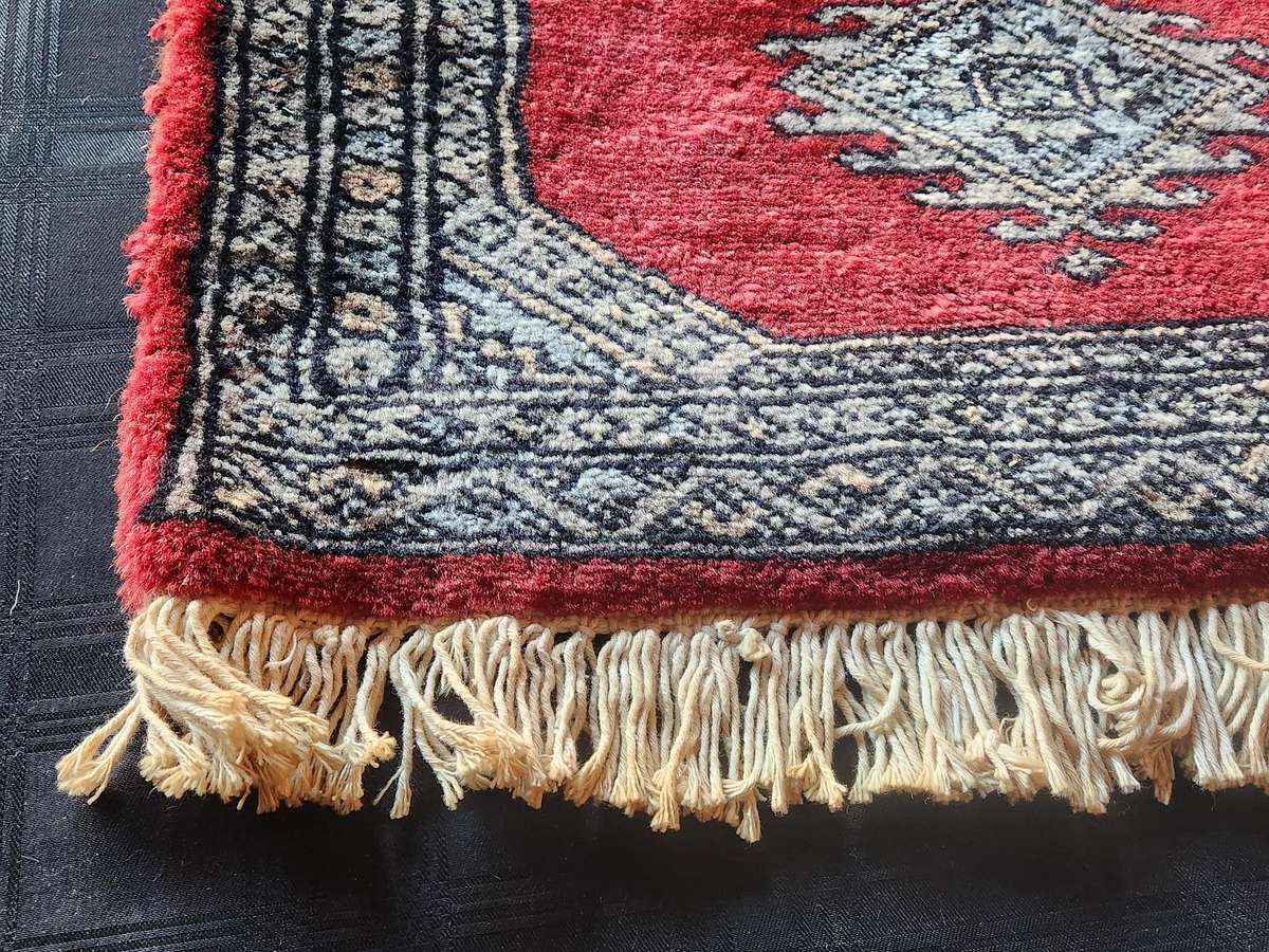 Pure Wool Hand Knotted Persian Prayer Carpet