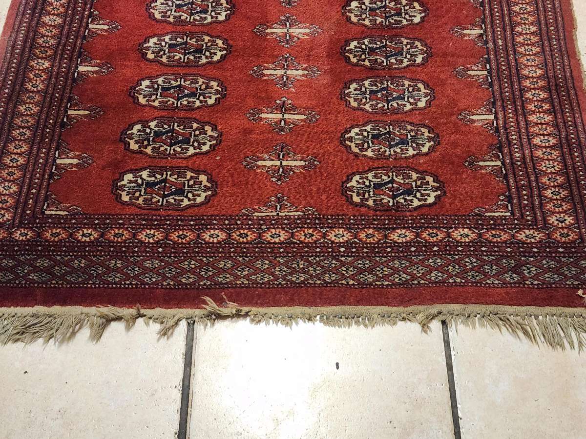 Vintage Pure Wool Hand Knotted Persian Carpet