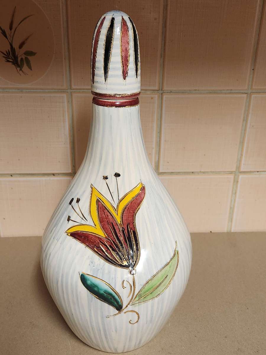 RARE FIND. 20th CENTURY ROUGE FONTAINE BAUDOUR CERAMIQUE VASE/URN