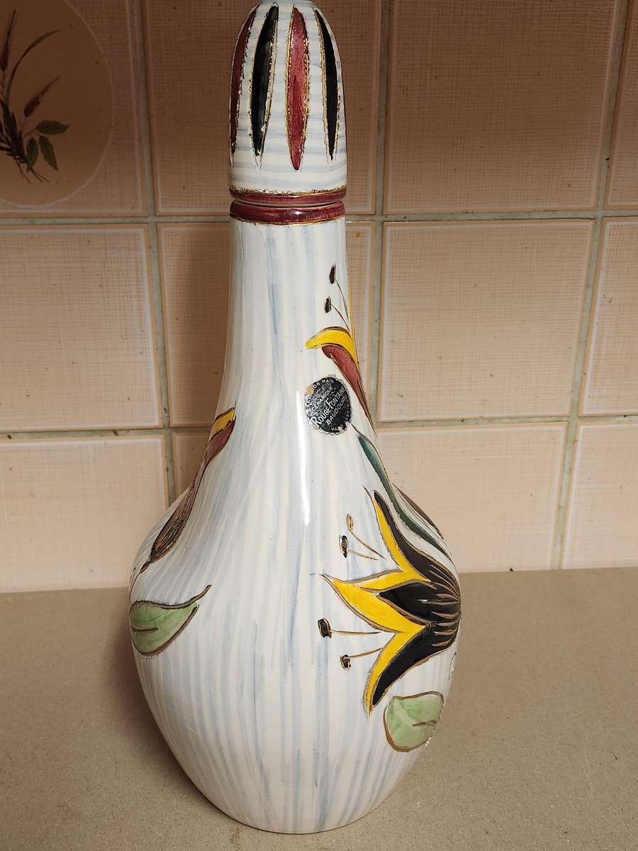 RARE FIND. 20th CENTURY ROUGE FONTAINE BAUDOUR CERAMIQUE VASE/URN