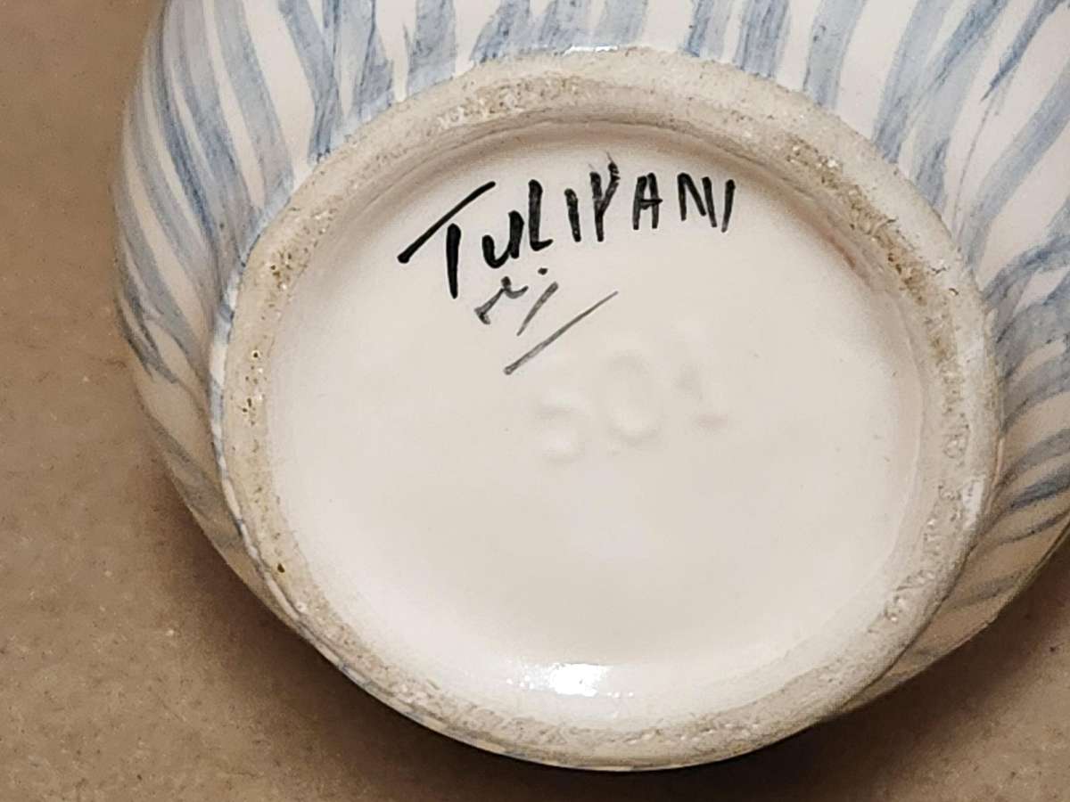 RARE FIND! 20th CENTURY ROUGE FONTAINE BAUDOUR CERAMIQUE BOTTLE-NECK VASE