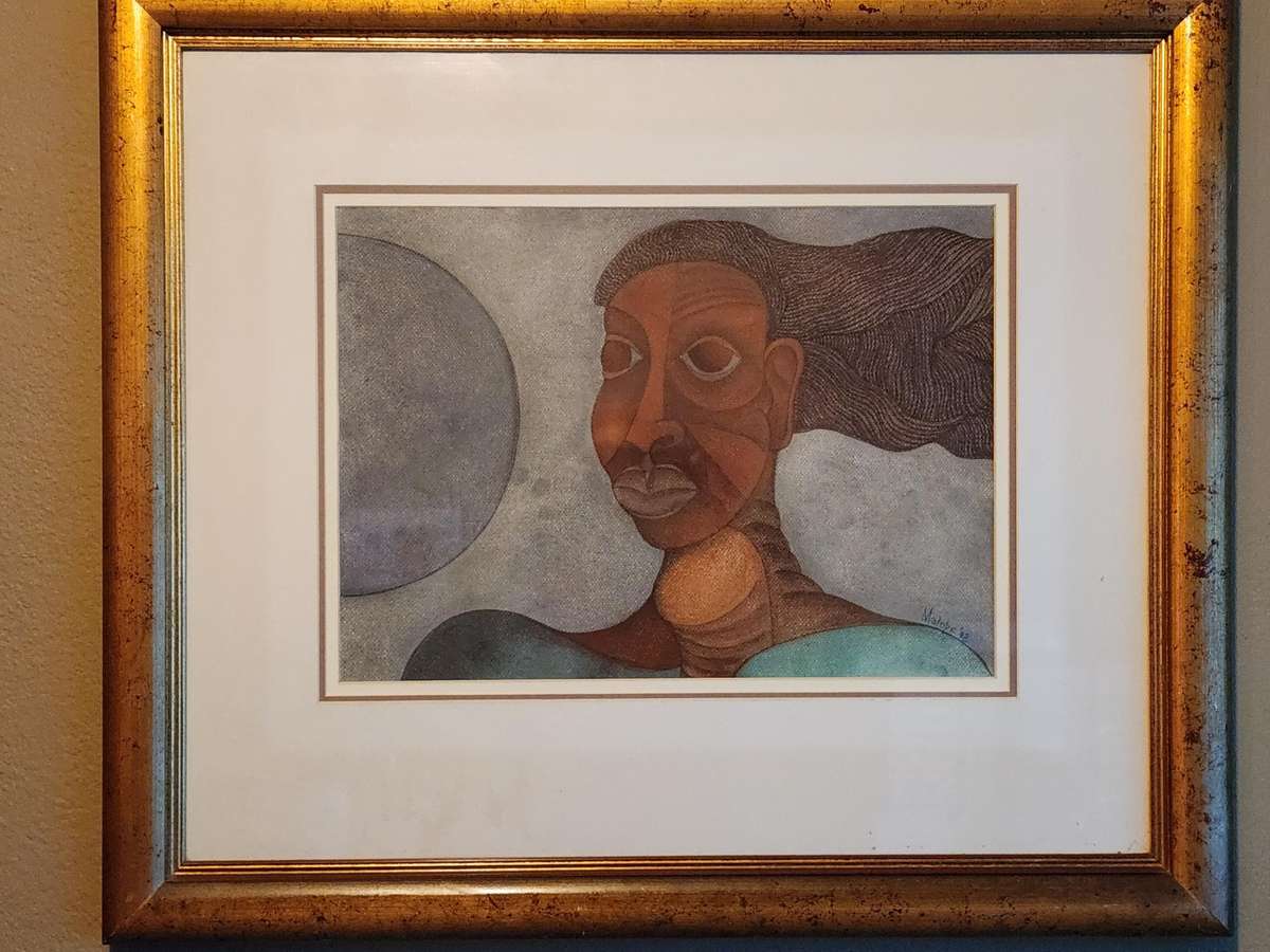 AWESOME SOLLY MALOPE PASTELS PAINTING