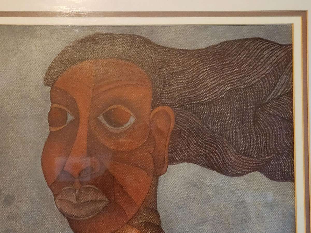 AWESOME SOLLY MALOPE PASTELS PAINTING