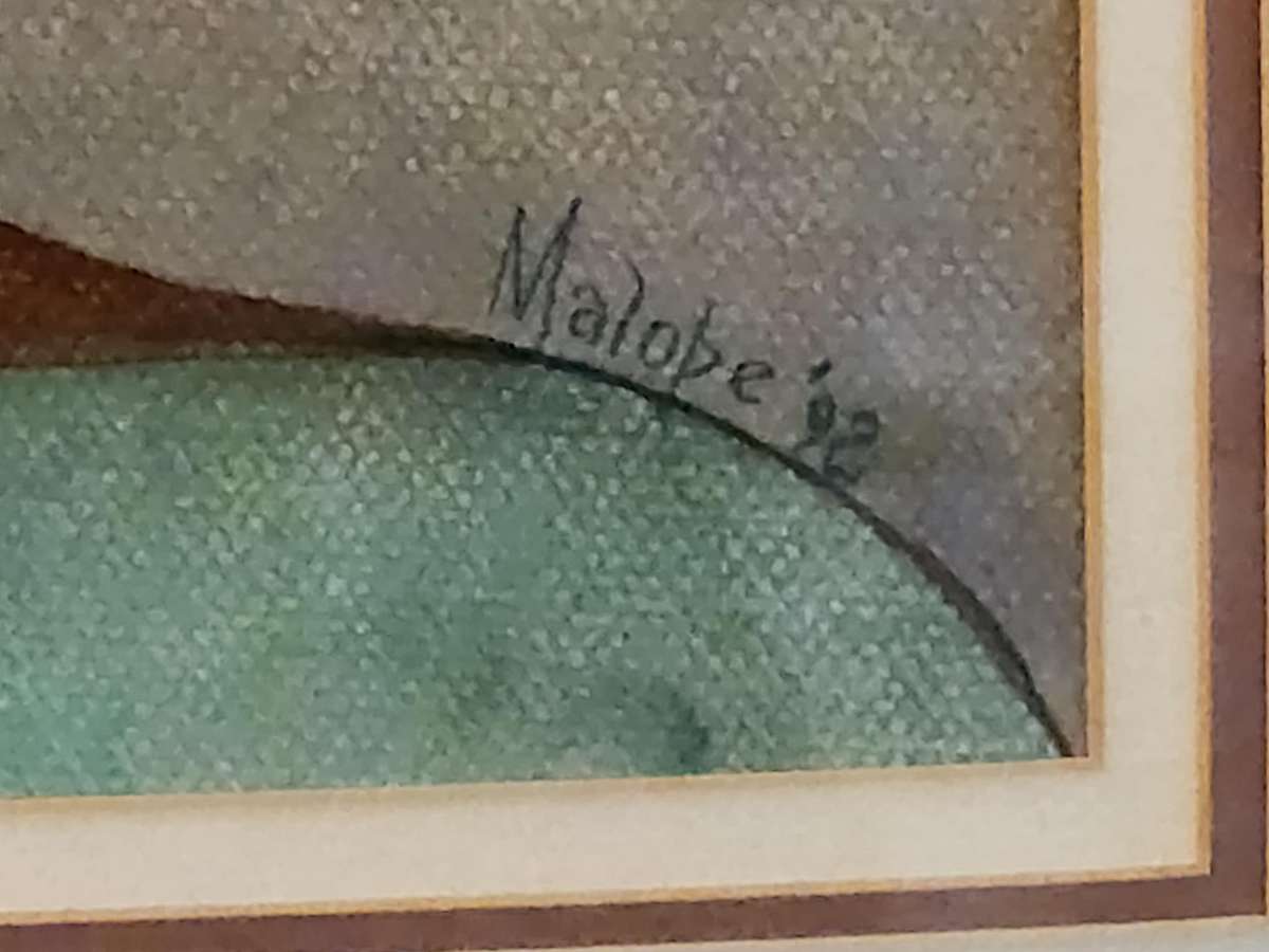 AWESOME SOLLY MALOPE PASTELS PAINTING