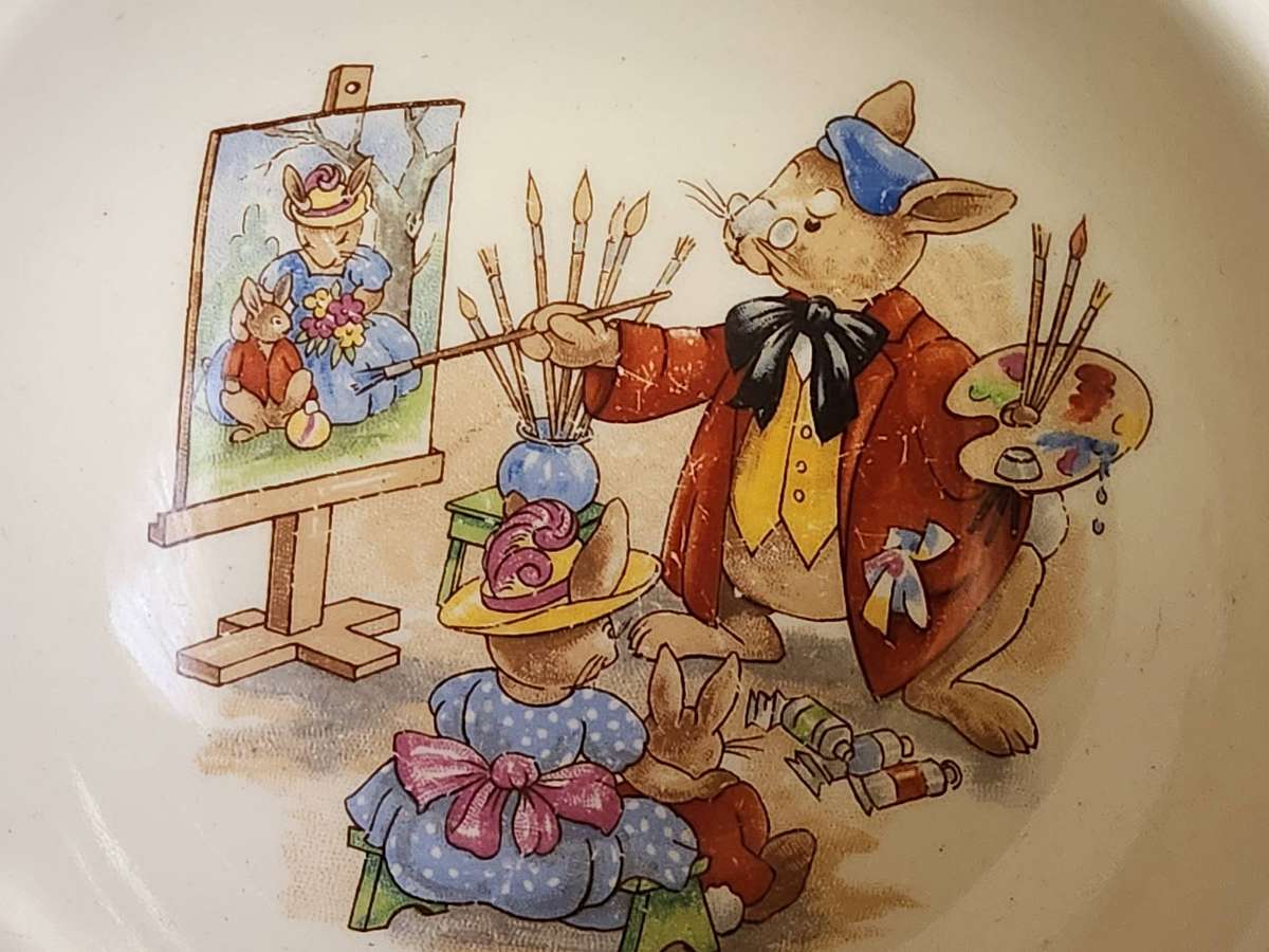 VINTAGE ROYAL DOULTON BUNNYKINS BOWL