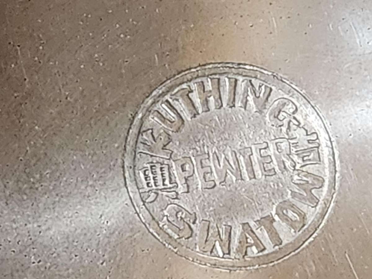 CHINESE KUT HING SWATOW PEWTER TEA CADDY