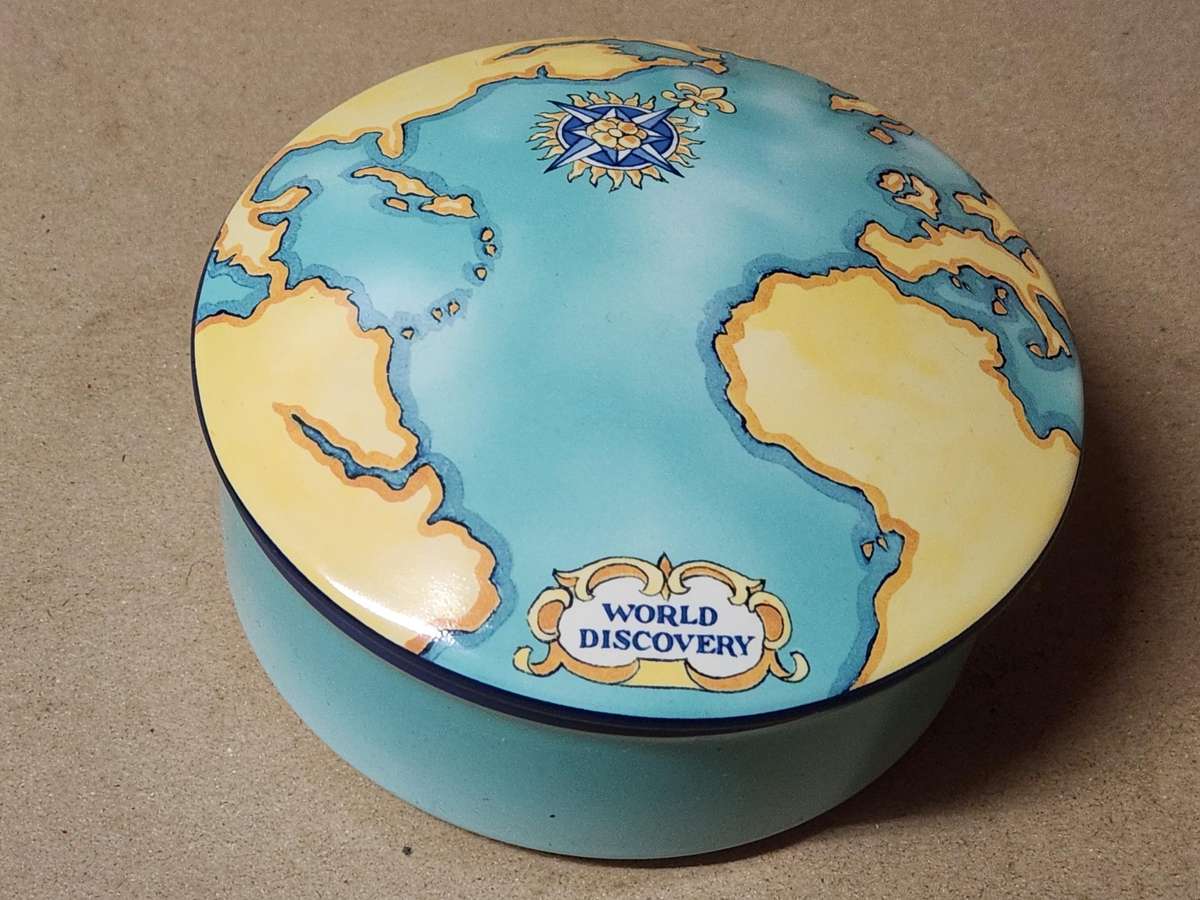 Tiffany and Co Tauck World Discovery Porcelain Trinket Box