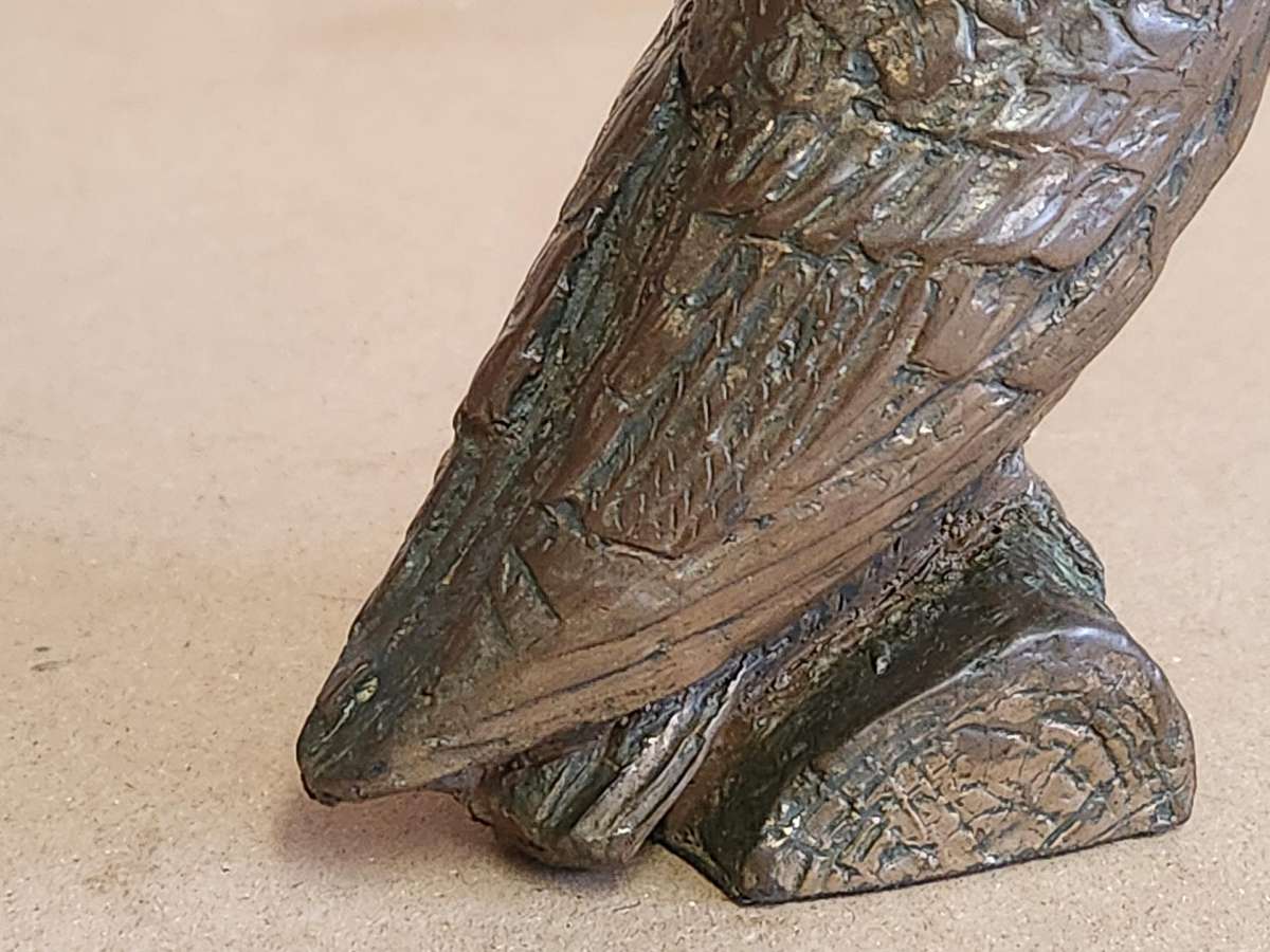 VINTAGE COLD CAST BRONZE OWL