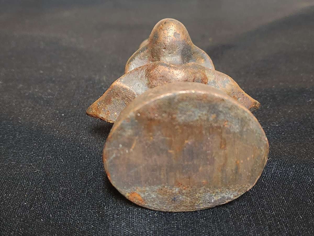 RARE 1950S SALVADORE DALI BRONZED CAST IRON GLASSES HOLDER