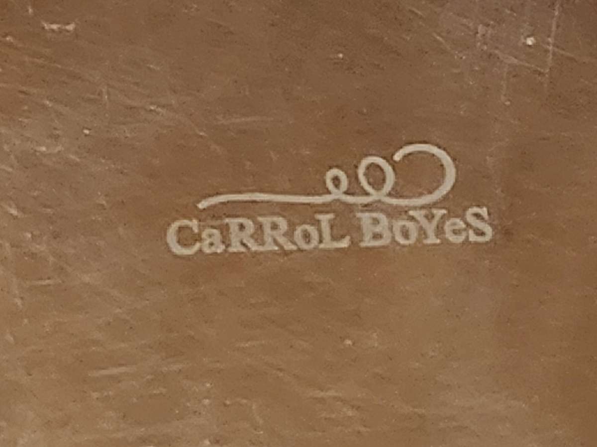 CARROL BOYES PLATE