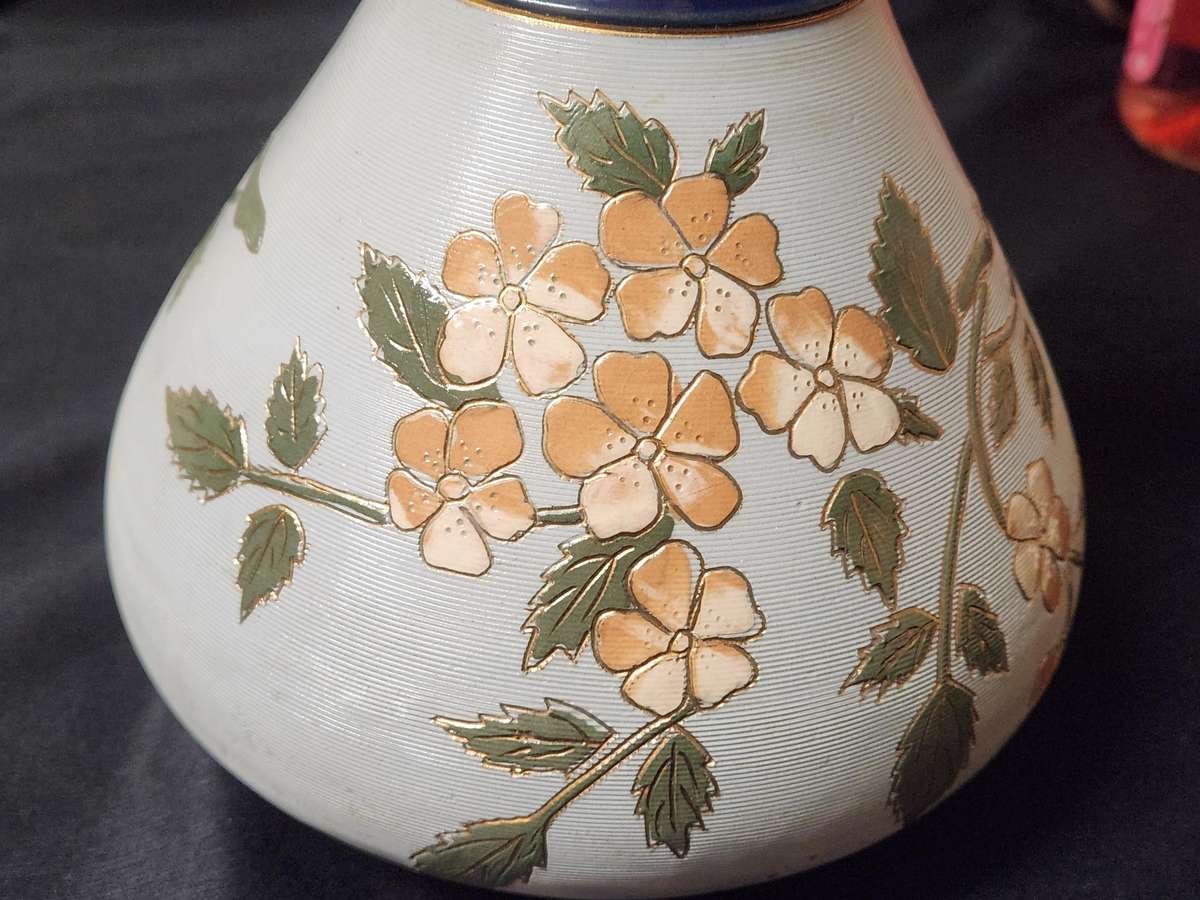 1920s ART DECO LOVATTS LANGLEY LEADLESS GLAZE VASE