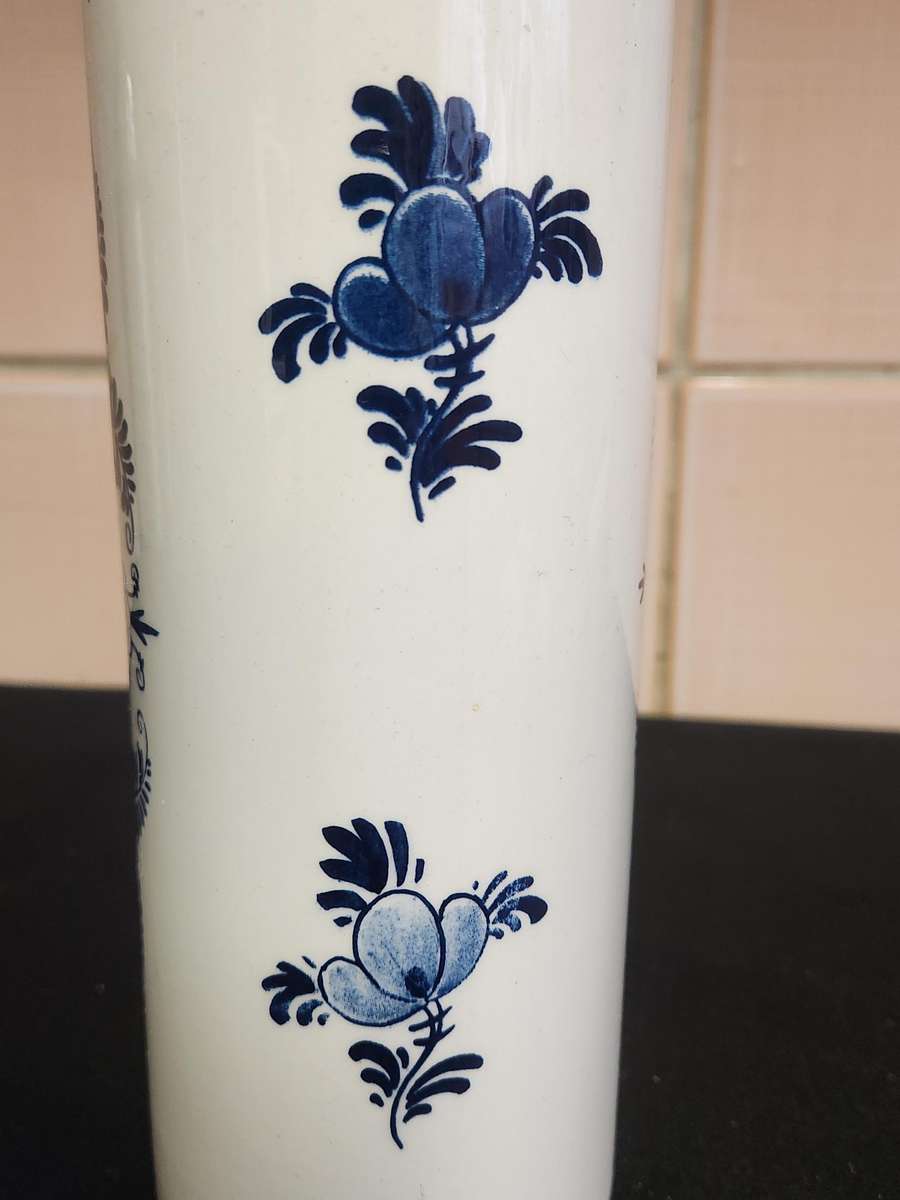 VINTAGE DELFT BLAAUW HOLLAND DECANTER