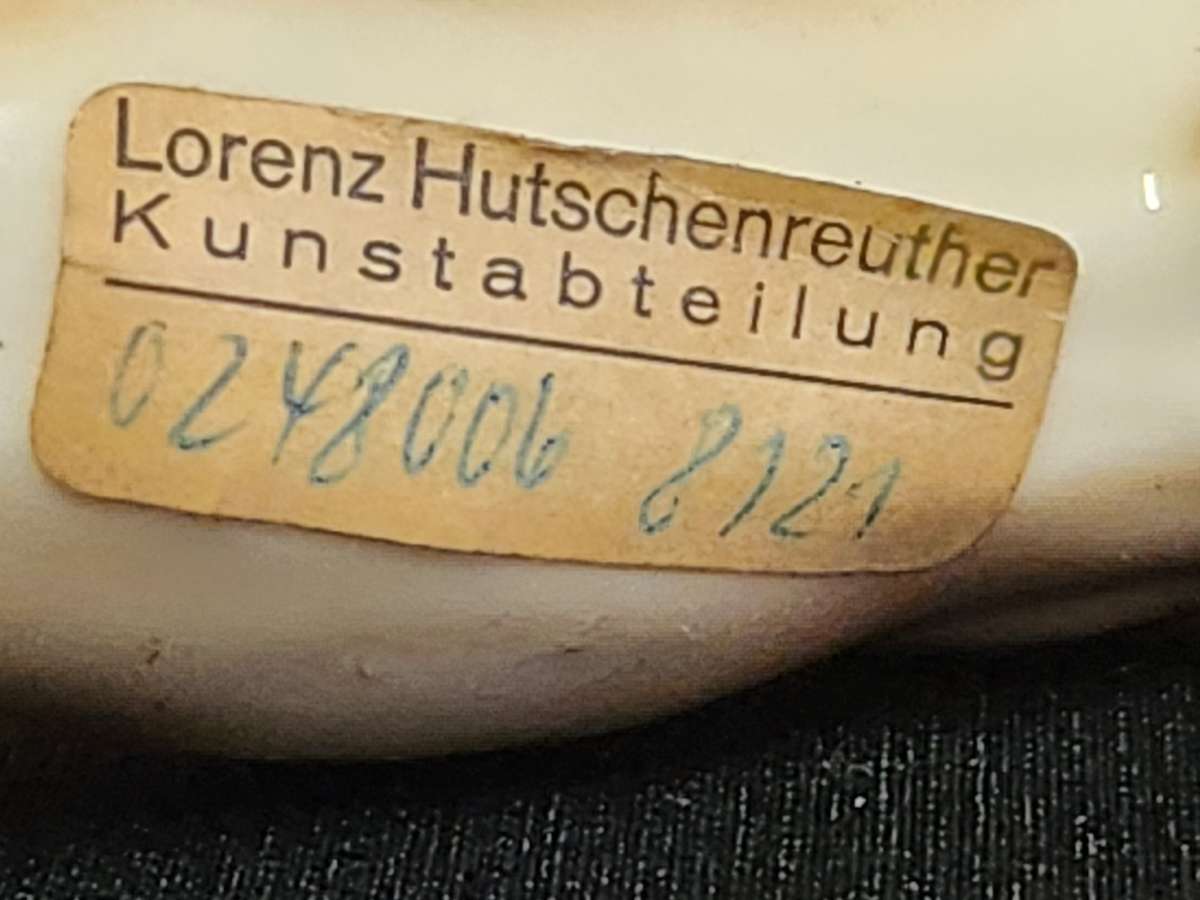 VINTAGE LORENZ HUTSCHENREUTHER KUNSTABTEILUNG DACHSHUND