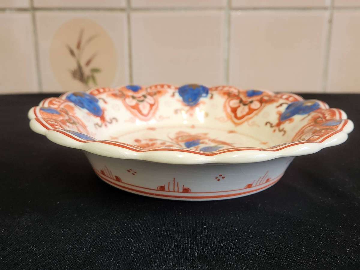 RARE ROYAL DELFT PIJNACKER IMARI STYLE BOWL