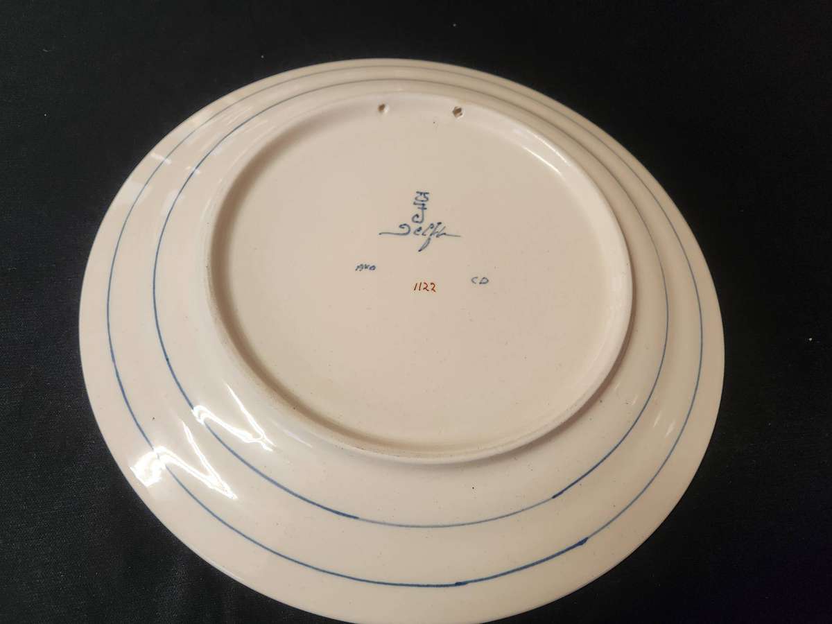 RARE ROYAL DELFT PIJNACKER IMARI STYLE PLATE