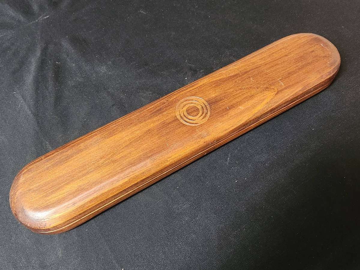 VINTAGE HAND CARVED WOODEN MANCALA BOARD GAME