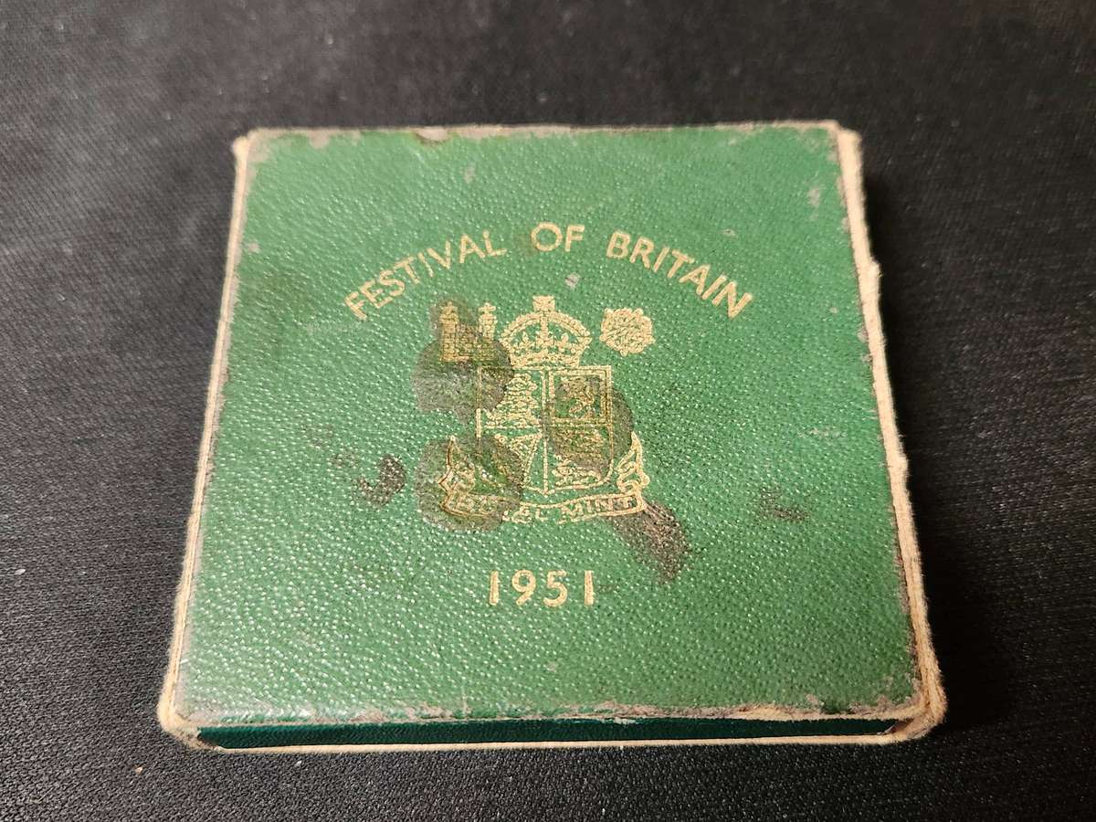 1951 FESTIVAL OF BRITAIN GEORGIUS VI 5 SHILLING COIN