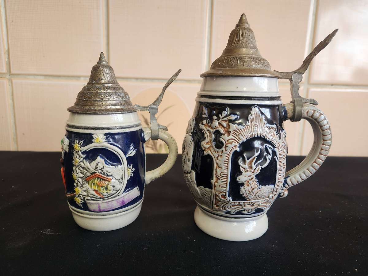 VINTAGE PAIR  OF THEWALT AND GERZ WESTERN GERMANY BEERSTEINS