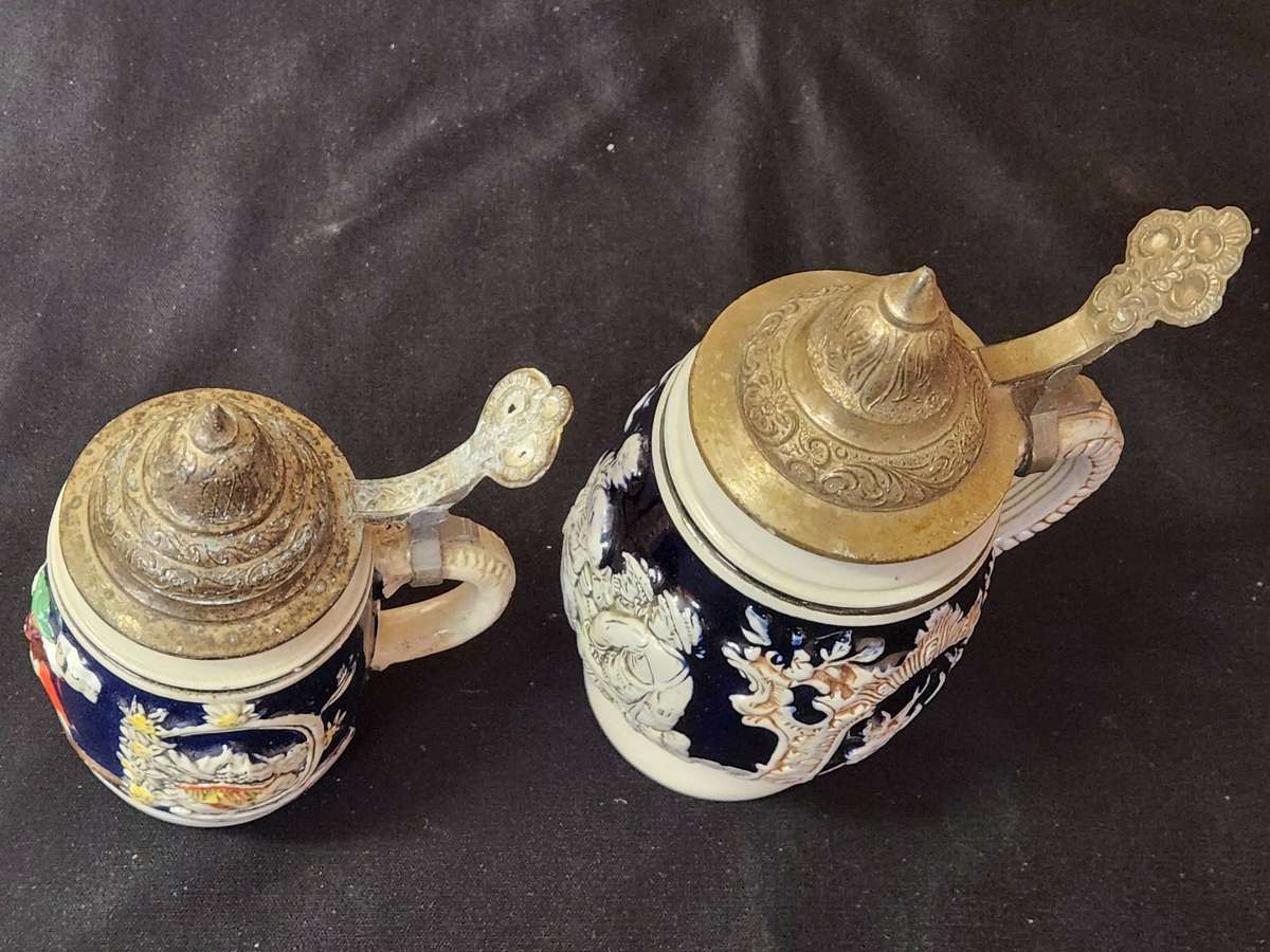 VINTAGE PAIR  OF THEWALT AND GERZ WESTERN GERMANY BEERSTEINS