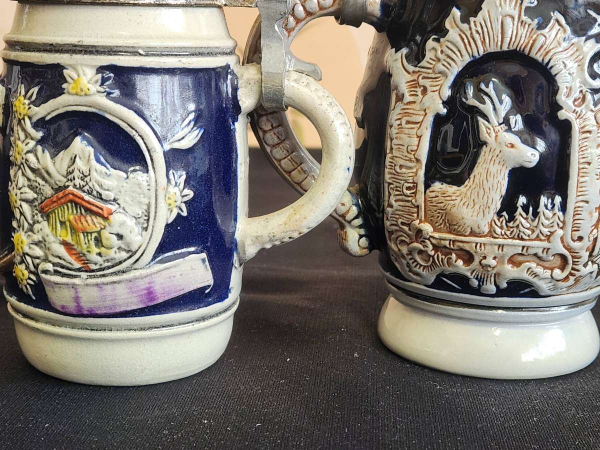 VINTAGE PAIR  OF THEWALT AND GERZ WESTERN GERMANY BEERSTEINS
